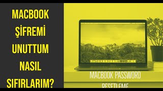 MacBook User Password reset, Forgot your Mac's User password, Mac kullanıcı parolanızı sıfırlama