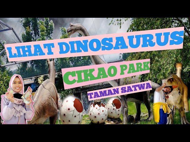 Jalan-Jalan Seru Ke Taman Satwa Cikao Park Melihat Dinosaurus class=