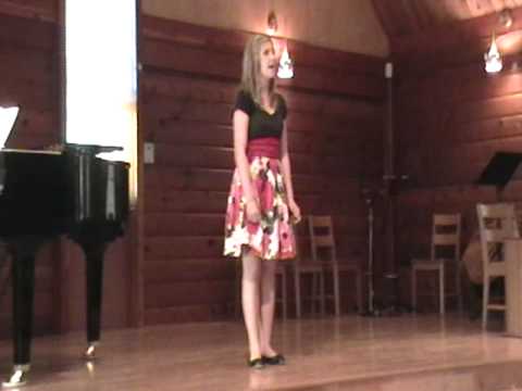 Renee Singing "Valiant Faith" Jenny Phillips