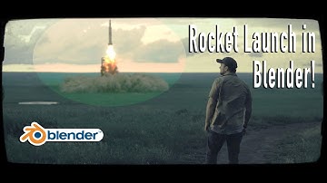 Rocket Launch in Blender 3d: Promo Cinematic ft. KHAOS add-on