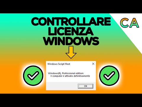 Video: Come Controllare Una Licenza