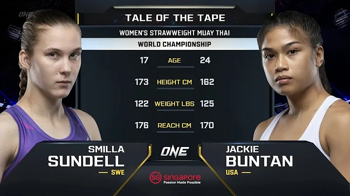 Smilla Sundell vs. Jackie Buntan | ONE Championshi...