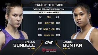 Smilla Sundell vs. Jackie Buntan | ONE Championship Full Fight screenshot 4