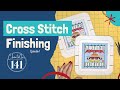 Cross Stitch Finishing with Chantelle | Featuring 141 Design Company Square Shiplap Display Board