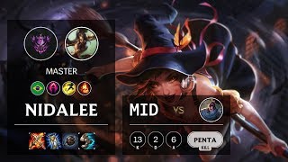 Nidalee Mid vs Yasuo - BR Master Patch 10.8
