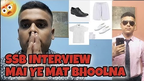 SSB INTERVIEW Dress Code ❗️| Things to Carry in SSB | Defence | #ssb#govjob#ssbdress#nda#cds#ima#ota