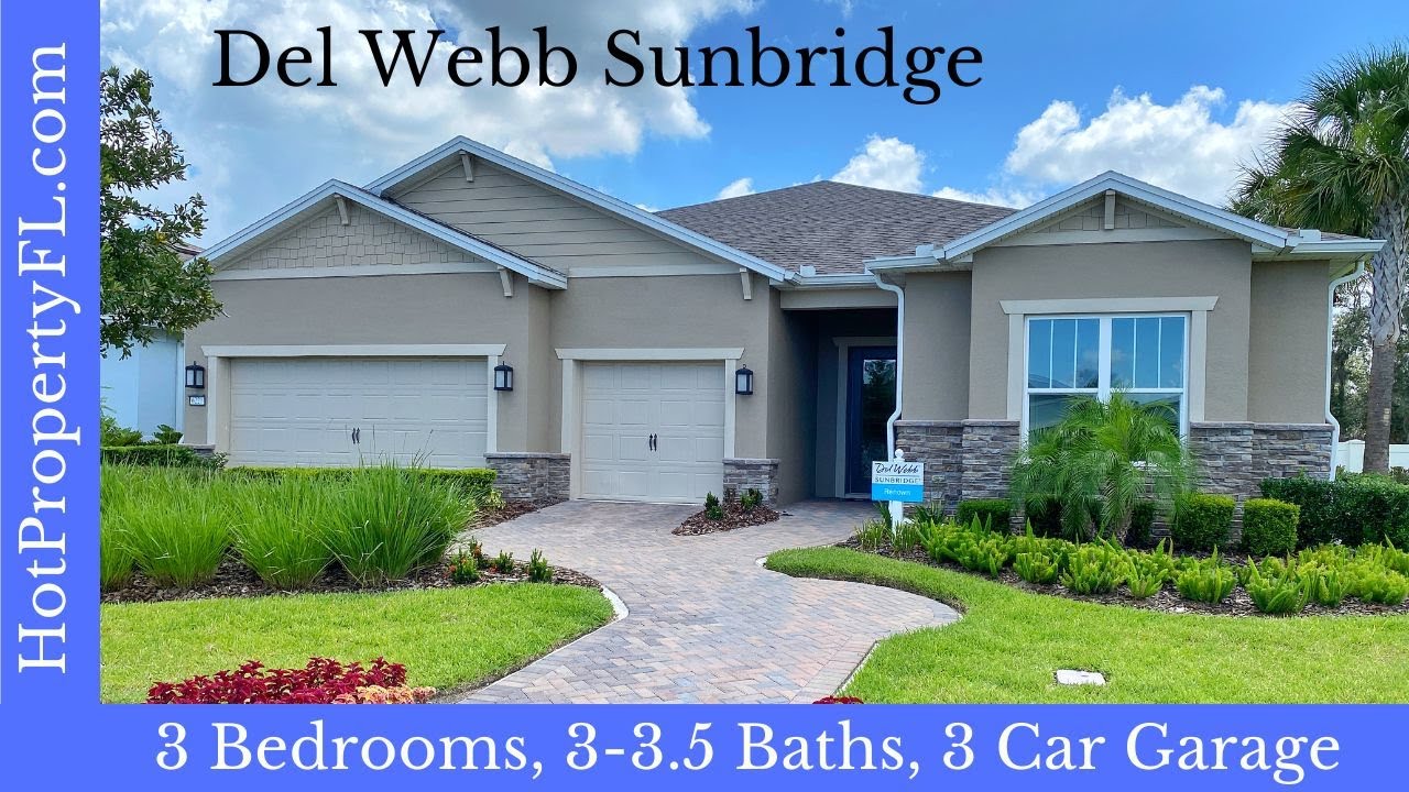 New Model Home Tour Del Webb Sunbridge St Cloud / Orlando, FL