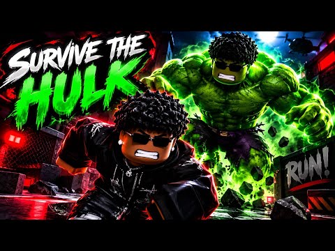 THE HULK IS HUNTING ME… 😭💚 | Survive the Hulk (Roblox)