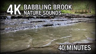 4K Babbling Brook Nature Sounds