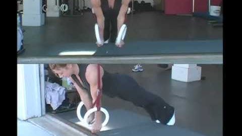 Playing with Ring Push ups