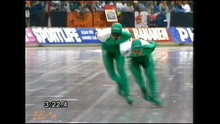 World Cup Final Heerenveen 1990 - 5 km Eminger - Hadschieff