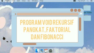 Nabila Puteri || 08011382025095 || Program Void Rekursif Pangkat, Faktorial, dan Fibonacci