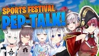 Hololive Sports Festival 2021:  Pep-talk for Marine! [Eng sub / Hololive]