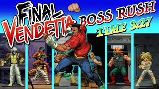 Final Vendetta | Boss Rush - Easy [Time: 3:27] Duke (Nintendo Switch) 🕹️🎮