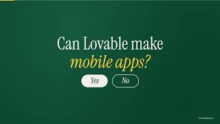Can Lovable Make Mobile Apps (Honest Answer + Live Demo)