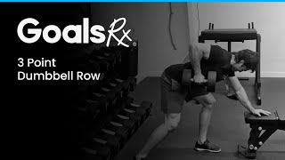 3 Point Dumbbell Row