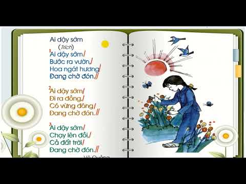Môn Tiếng Việt Lớp 1 - Tuần 27, Tập đọc Ai dậy sớm