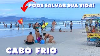 CABO FRIO HOJE 11/04/26 🏖️ PRAIA DO FORTE 🚨 ISSO PODE SALVAR SUA VIDA!!🇧🇷 RJ 