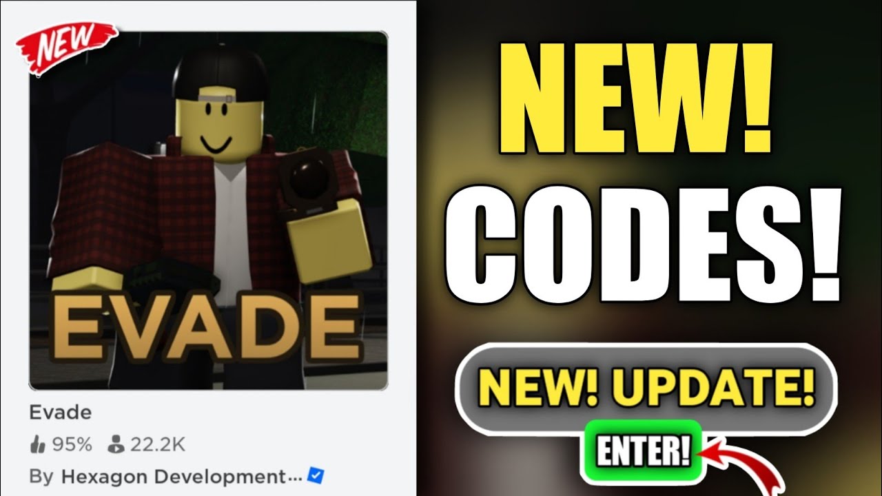 *Update* ALL CODES FOR EVADE 2023 EVADE CODES ROBLOX EVADE CODES