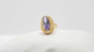 Princess Violette Ring 2231 خاتم الاميرة فيوليت ٢٢٣١ خاتم اميرة اللون البنفسجي
