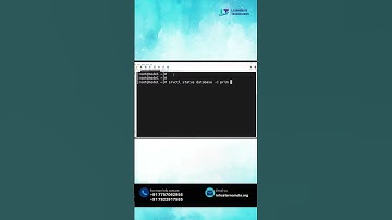#shorts How to check database status in RAC? #learnomate technologies