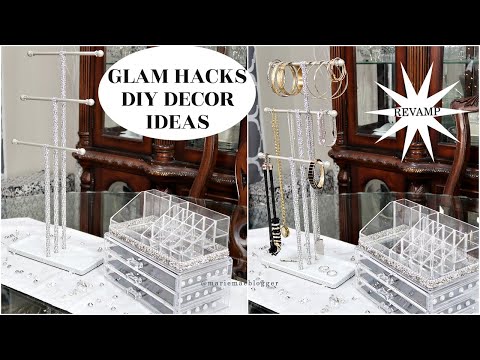 DIY JEWELRY & MAKEUP ORGANIZER | AMAZON DIY HACK | ROOM DECOR IDEAS