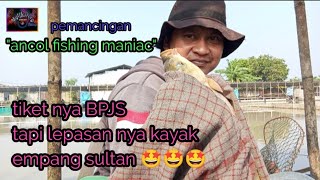 Mancing di Pemancingan ancol fishing maniac II Sepatan tangerang.