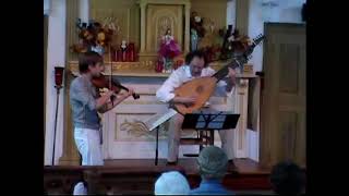 K.Gostinsky-violin &amp; M.Cardin-theorbo : Schmelzer Sonata Secunda-excerpt