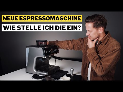 Der perfekte erste Espresso mit der neuen Espressomaschine!