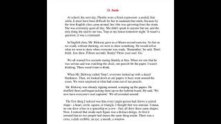 Walk Two Moons Chapter 21
