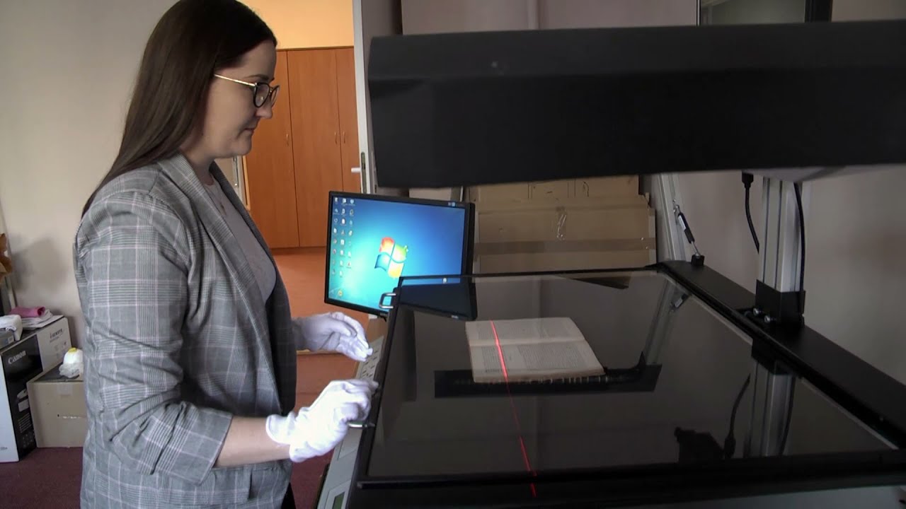 „Akcja Digitalizacja” – filmiki o procesie digitalizacji, cz. 2 „Skanowanie”