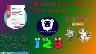 RIYAZIYYAT 2018 YENI TOPLU CAVAPLARI