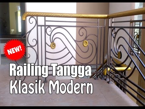  Railing  Tangga  Klasik Besi Tempa Modern  YouTube