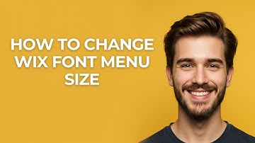 How to Change Wix Font Menu Size - GUIDE!