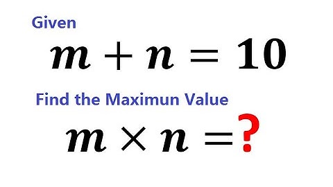 How Can You Find the Maximum Value? / Romania Olympiad Question.
