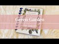 Green Garden Flip Through | 18 month Happy Planner