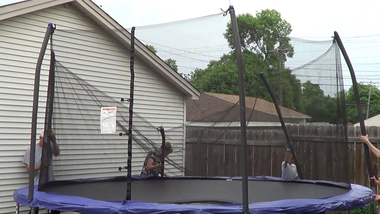 How Do You Put a Net on a Trampoline 