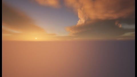 How to create atmosphere & sun & fog light & clouds in unreal engine 5.