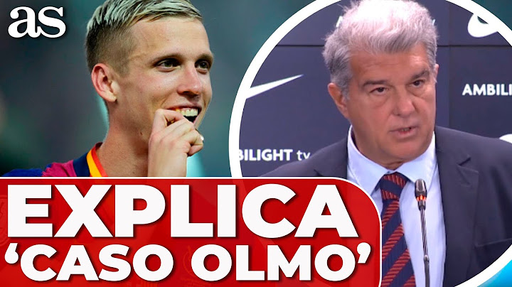 La EXPLICACIÓN de LAPORTA al CASO DANI OLMO y PAU VÍCTOR | FC BARCELONA