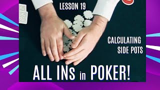 Handling All In #Poker Bets and Calculating Side Pots | SuperDealer Lesson 19 screenshot 2