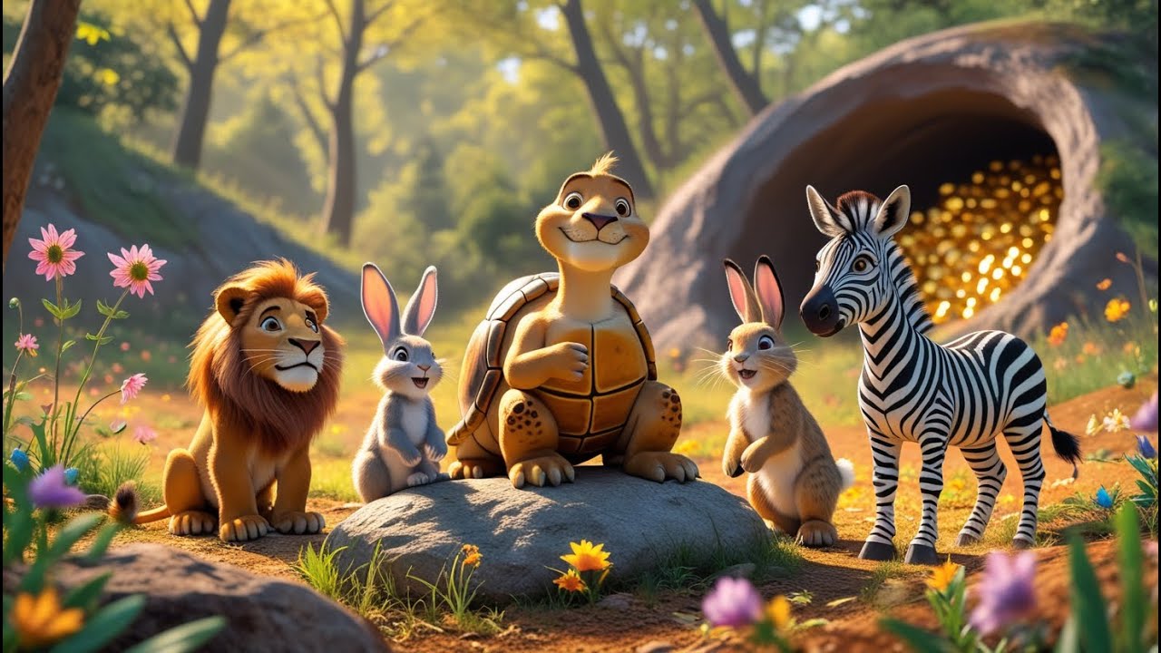 The Wise Turtle and the Curious Animals: A Tale of Teamwork - YouTube