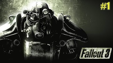 Fallout 3 100% Playthrough #1 - Escaping The Vault