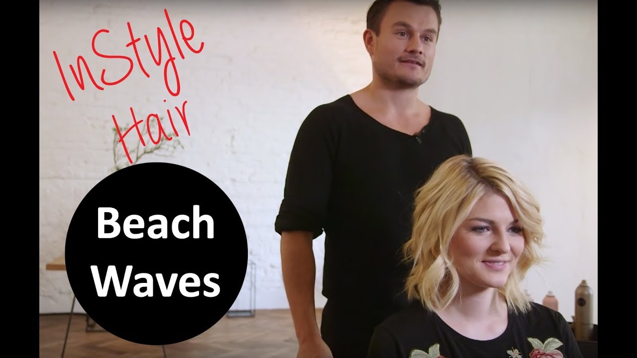 Beachwaves Stylen Mit Glatteisen Und Lockenstab Youtube