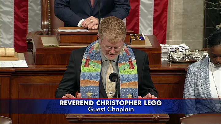 Pastor Legg of South Spring Baptist Church in Tyler, Texas as Guest Chaplain for the Opening Prayer