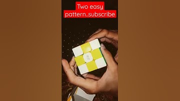 new 2 easy pattern#rubikscube #subscribe #viral 😕😕🐯#shortvideo #trending