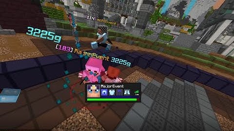 Bhopping in Hypixel the pit #10 Remix hacked client l