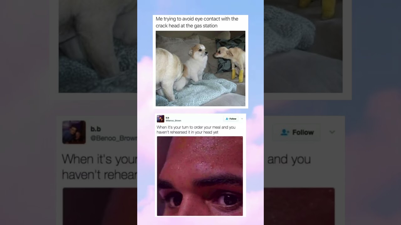 avoid eye contact at all costs 😂 | Funny #memes