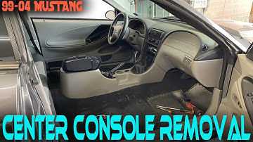 How To Remove Center Console on the 99-04 Ford Mustang - SN95 - New Edge
