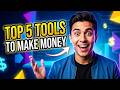 Top 5 tools to make money with AI || how to make money  with  AI  || Ways to Make Money From Home