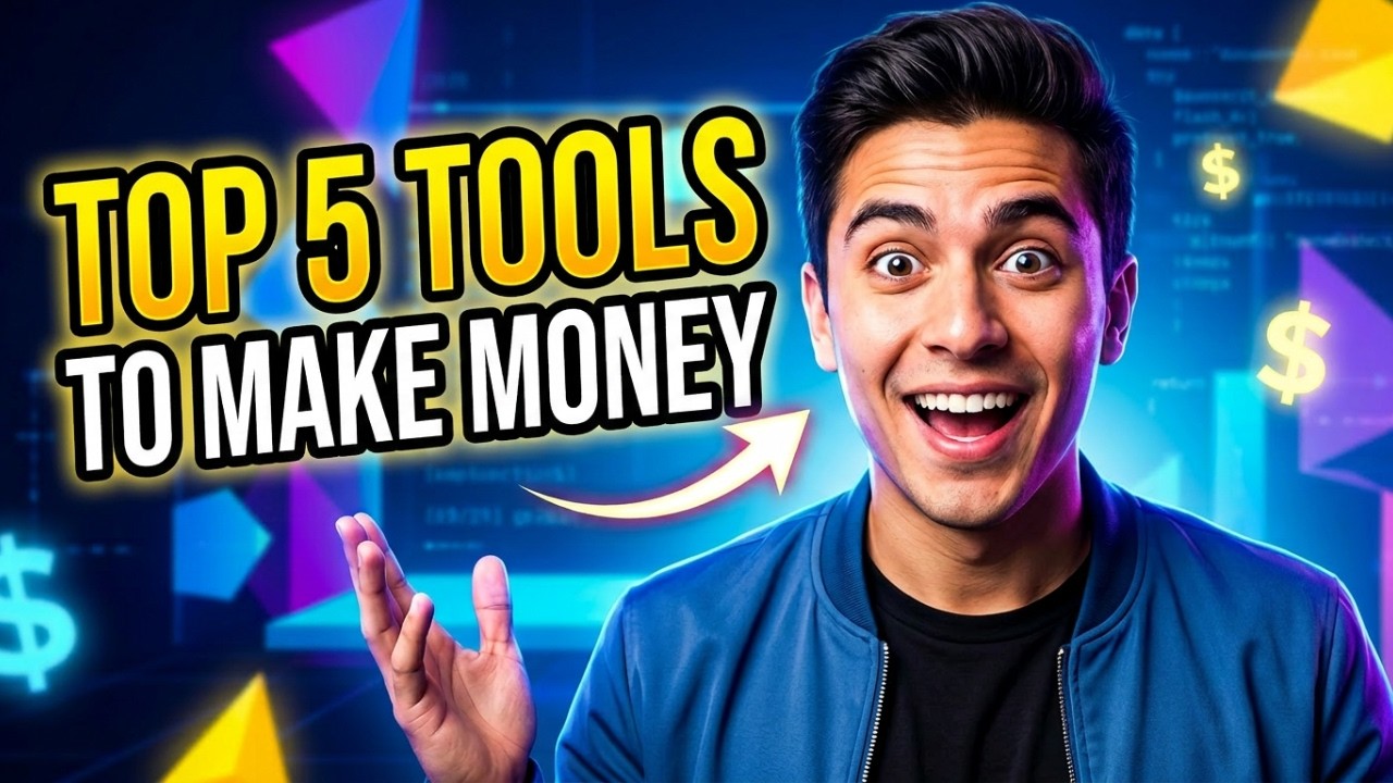 Top 5 tools to make money with AI || how to make money with AI || Ways ...